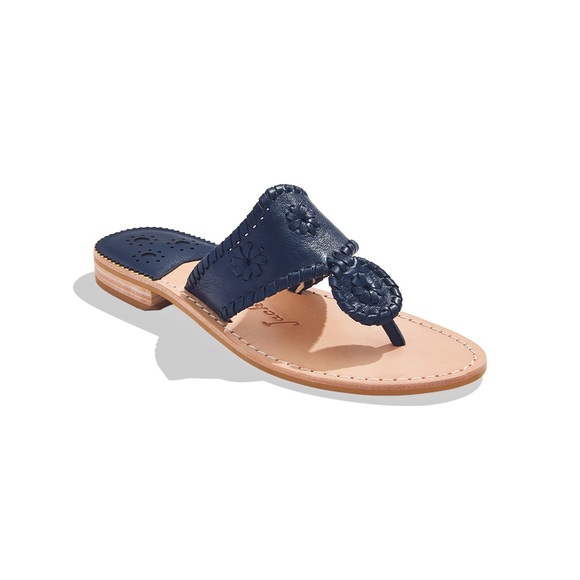 Jack Rogers Shoes - New! Jack Rogers Jack Flat Sandal Midnight Navy Blue Size 7